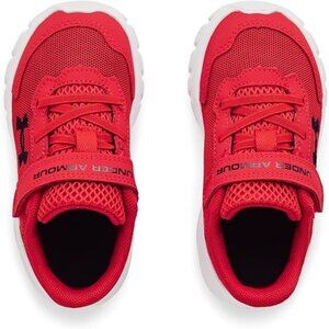 Under Armour ~ Assert 9 Alternate Closure Running Shoe ~ Red/White, 8 Toddler